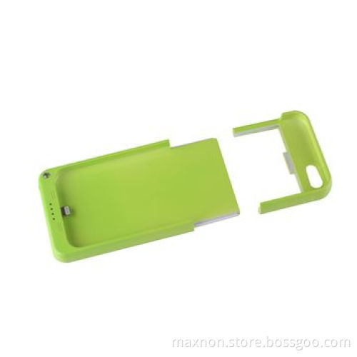 2,200mAh power bank case for iPhone 5, with kick stand